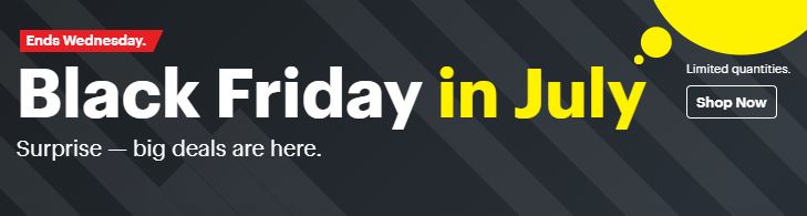 Best Buy black friday in july