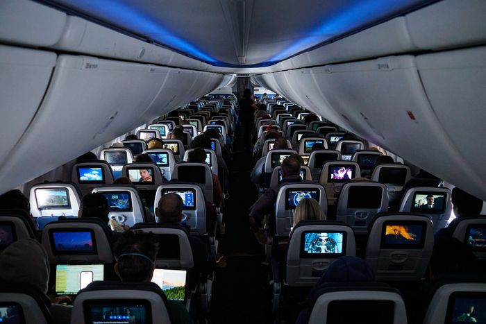 inside united flight