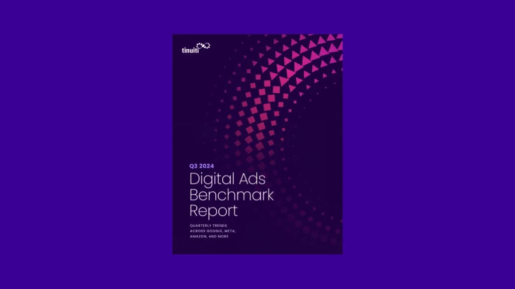 2024 Q3 Digital Ads Benchmark Report cover